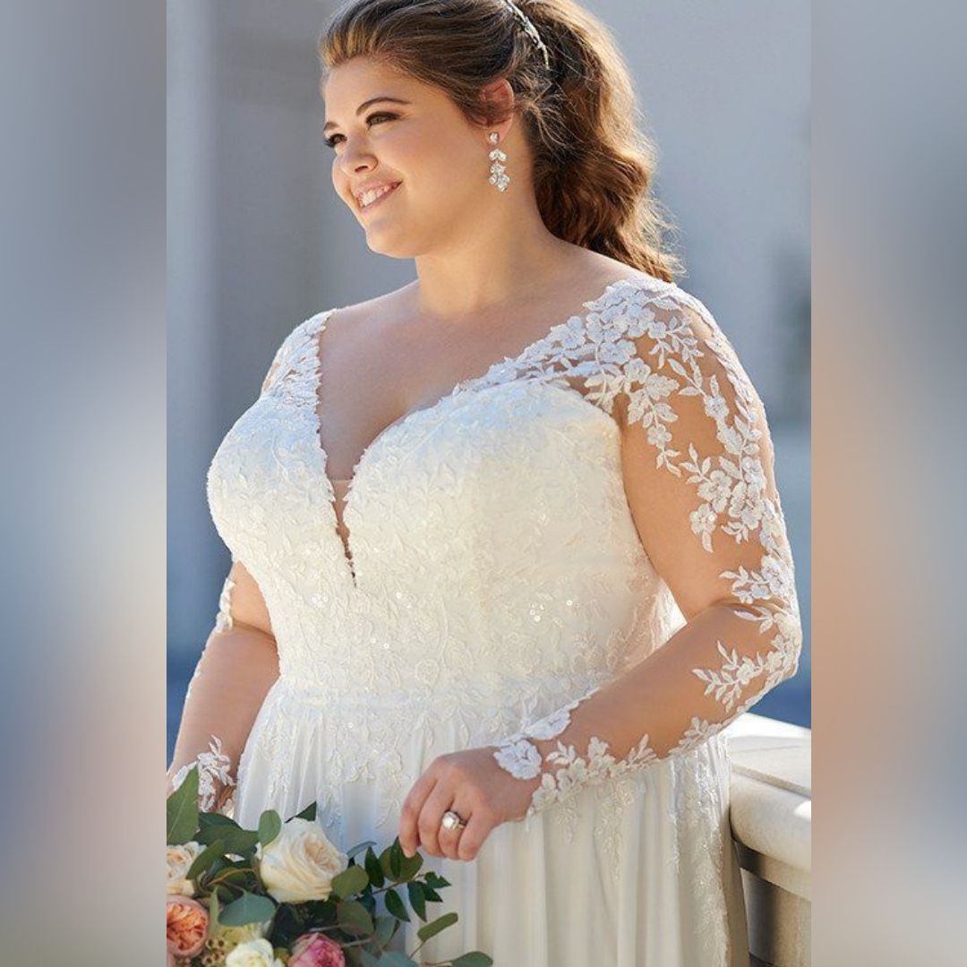 Vestidos Para Matrimonios Civil De Novias XL 1 - Dgala Colombia